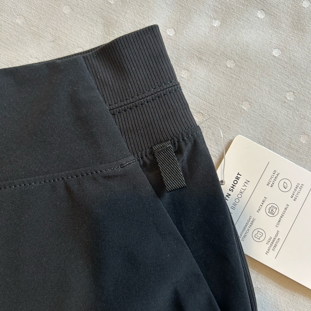NWT Athleta Brooklyn Shorts | Size 2 Tall | Black - Picture 7 of 15